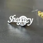 broche personnalisee argent