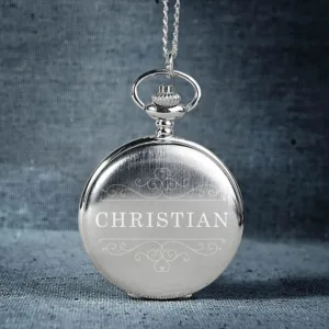 montre a gousset personnalisable prenom
