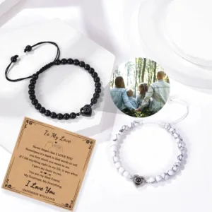 bracelet duo couple personnalise zoom