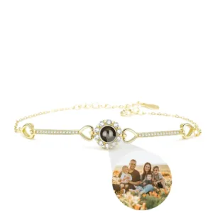 bracelet photo interieur or cuivre bracelet personnalise