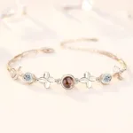 bracelet photo projection or rose bracelet personnalise 3