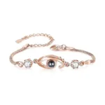 bracelet personnalisable femme or rose bracelet personnalise 3