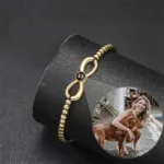 Bracelet Infini Homme Personnalisable Or