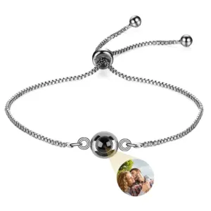 bracelet personnalise homme noir acier inoxydable bracelet personnalise