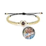 bracelet personnalisable femme photo or bracelet personnalise 2