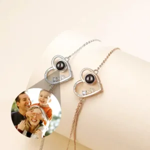 bracelet avec une photo dedans bracelet personnalise