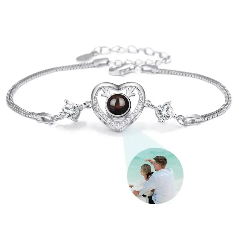 bracelet photo dedans argent bracelet personnalise