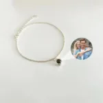 Bracelet avec Pendentif Photo Argent