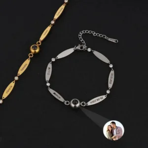 Bracelet photo grave avec prenoms expo61
