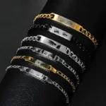 Bracelet Photo Gravé