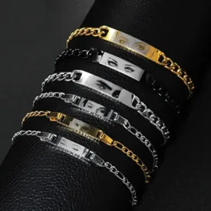 Bracelet Photo Gravé
