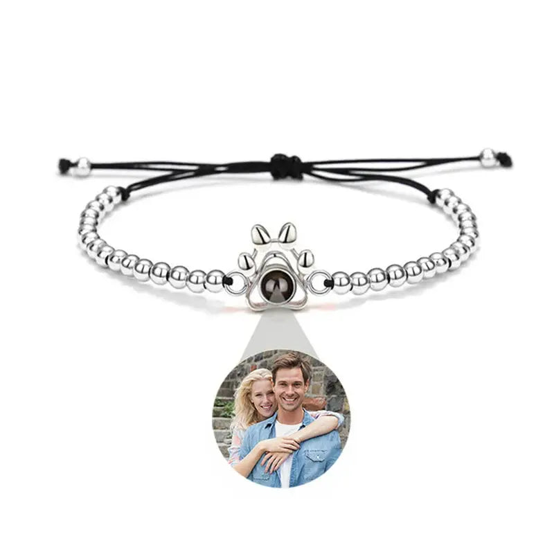 bracelet avec photo chien noir bracelet personnalise