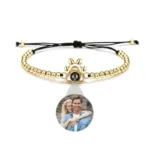 bracelet avec photo chien or bracelet personnalise 2