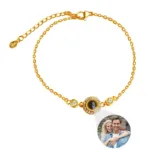 bracelet personnalise femme photo or bracelet personnalise 4