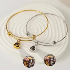 bracelet magique photo or bracelet personnalise