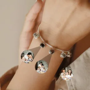 bracelet photo personnalise rond bracelet personnalise