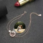 bracelet avec photo personnalise or rose bracelet personnalise 2