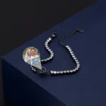 Bracelet avec Pierre et Photo Noir
