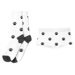 calecon et chaussettes personnalisables chien ou chat blanc calecon personnalise 5