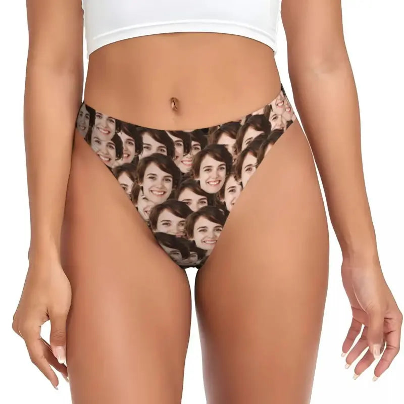 string femme photo xxl string personnalise