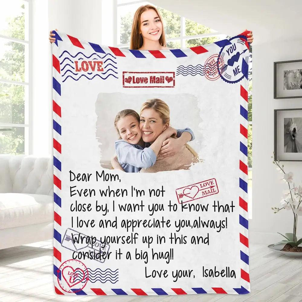 plaid personnalisable texte