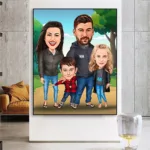 portrait famille personnalise 1