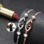 bracelet avec photo a l interieur bracelet personnalise