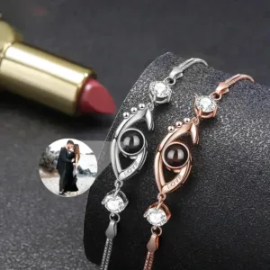 bracelet avec photo a l interieur bracelet personnalise