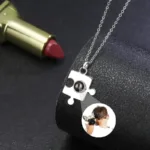 Halskette für Paare Personalisiertes Puzzle - Image