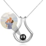 collier avec projection photo argent collier personnalise 3