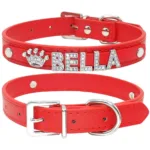 Halskette mit personalisierbarem Katzenanhänger mit Strass - Image