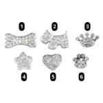 collier chat strass personnalisable design