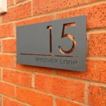 Plaque adresse maison