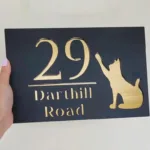Haustürnummer-Schild - Image