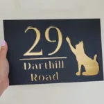 Haustürnummer-Schild - Image