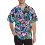 Chemise hawaienne personnalisee avant