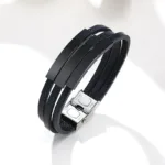 Herren Personalisiertes Lederarmband - Image