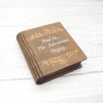 Holzpersonalisierte Ringbox - Image