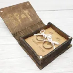Holzpersonalisierte Ringbox - Image