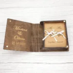 Holzpersonalisierte Ringbox - Image