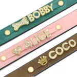 Hunde Halsband mit Strasssteinen - Image