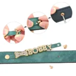 Hunde Halsband mit Strasssteinen - Image
