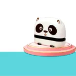 tampon textile panda