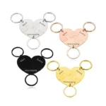 porte cles personnalise prenom noir porte cles 2