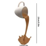 tasse a cafe de decoration marron