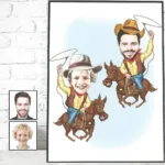 Karikatur aus Foto - Photo 3