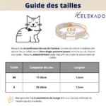 Katzenhalsband aus personalisiertem Leder - Image