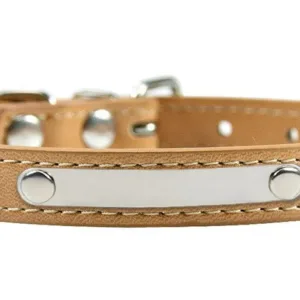 Katzenhalsband Leder mit Namen - Photo 1