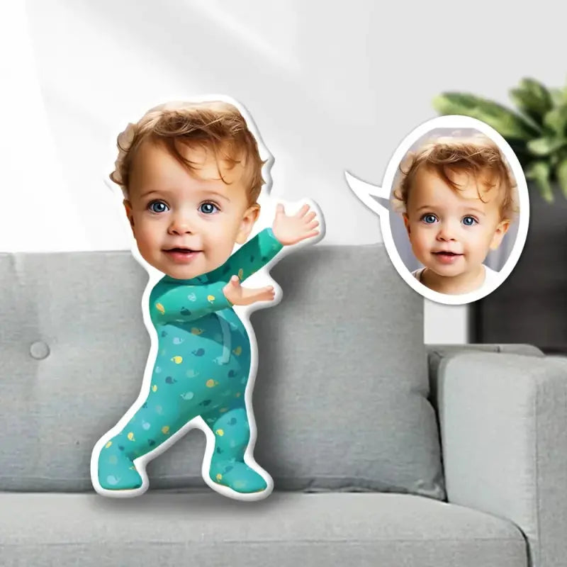 coussin enfant personnalise 70cm mains coussin personnalise