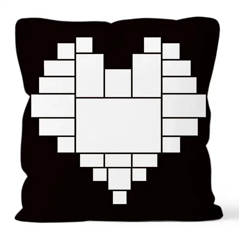 coussin coeur personnalise housse coussin personnalise